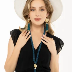 Latelita Lotus Flower Tassel Statement Necklace Iolite Blue Gold 9 Latelita Lotus Flower Tassel Statement Necklace Iolite Blue Gold -Cheap Gemiracle Store lotus flower tassel statement necklace iolite blue gold 874324