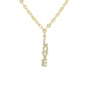 Latelita Love Pendant Necklace Gold