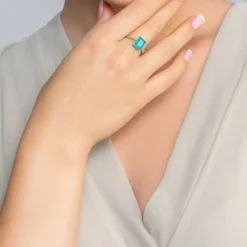 Latelita Middleton Rectangle Paraiba Tourmaline Cocktail Ring Silver -Cheap Gemiracle Store middleton rectangle paraiba tourmaline cocktail ring silver 507282