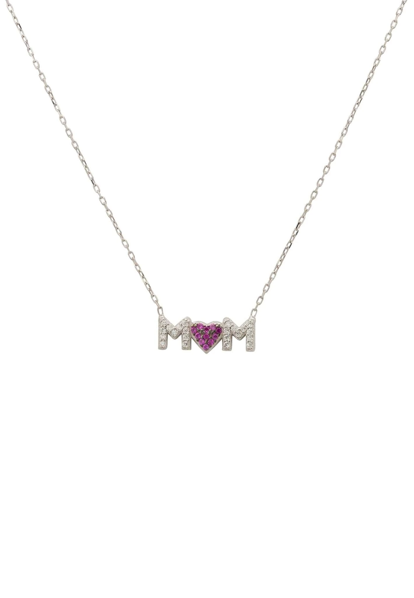 Latelita Mums The Word Necklace Silver 1 Latelita Mums The Word Necklace Silver