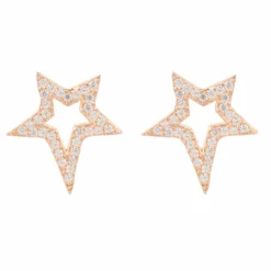 Latelita Open Star Stud Earrings -Cheap Gemiracle Store open star stud earrings 325516