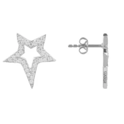 Latelita Open Star Stud Earrings -Cheap Gemiracle Store open star stud earrings 433489