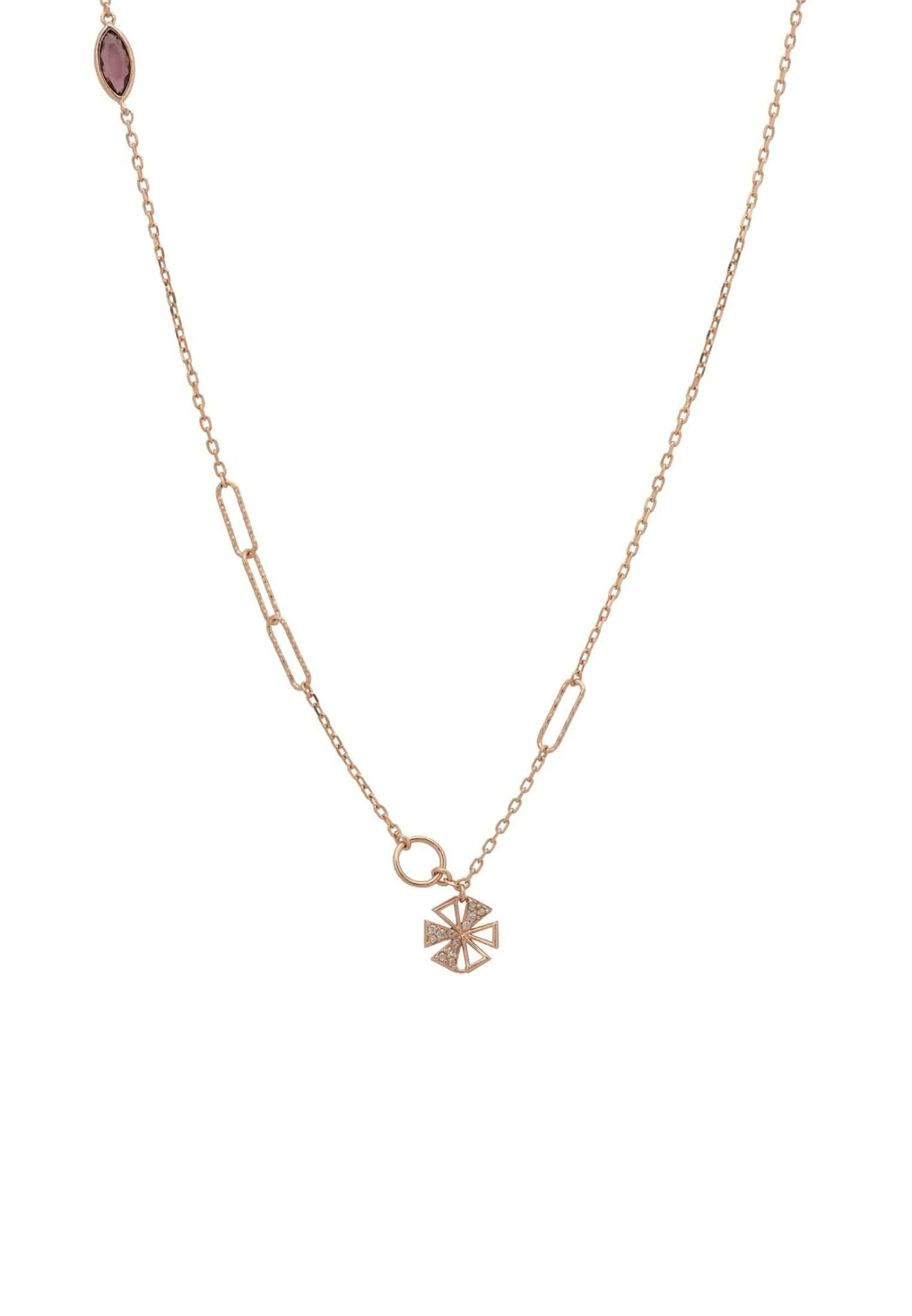 Latelita Paris Long Necklace Rosegold 1 Latelita Paris Long Necklace Rosegold