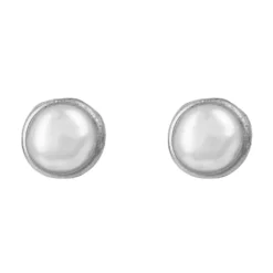 Latelita Petite Gemstone Earrings Sterling Silver White Pearl -Cheap Gemiracle Store petite gemstone earrings sterling silver white pearl 808545
