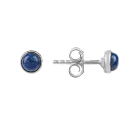 Latelita Petite Gemstone Silver Earrings Lapis Lazuli -Cheap Gemiracle Store petite gemstone silver earrings lapis lazuli 835509