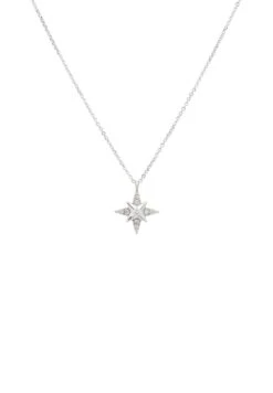 Latelita Polaris Starburst Necklace Silver