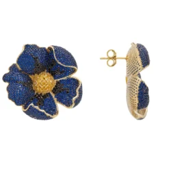Latelita Poppy Sapphire Blue Earrings Gold 6 Latelita Poppy Sapphire Blue Earrings Gold -Cheap Gemiracle Store poppy sapphire blue earrings gold 302044