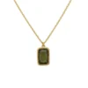Latelita Portofino Necklace Gold Peridot