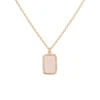 Latelita Portofino Necklace Rosegold Rose Quartz