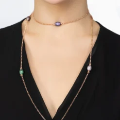 Latelita Rococo Rainbow Long Necklace Rosegold 9 Latelita Rococo Rainbow Long Necklace Rosegold -Cheap Gemiracle Store rococo rainbow long necklace rosegold 164387