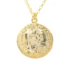 Latelita Roman Coin Pendant Necklace Gold