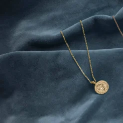 Latelita Roman Coin Pendant Necklace Gold -Cheap Gemiracle Store roman coin pendant necklace gold 741249