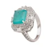 Latelita Rosalind Cocktail Ring Silver Paraiba Tourmaline