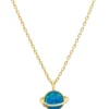 Latelita Saturn Galactic Opalite Necklace Gold