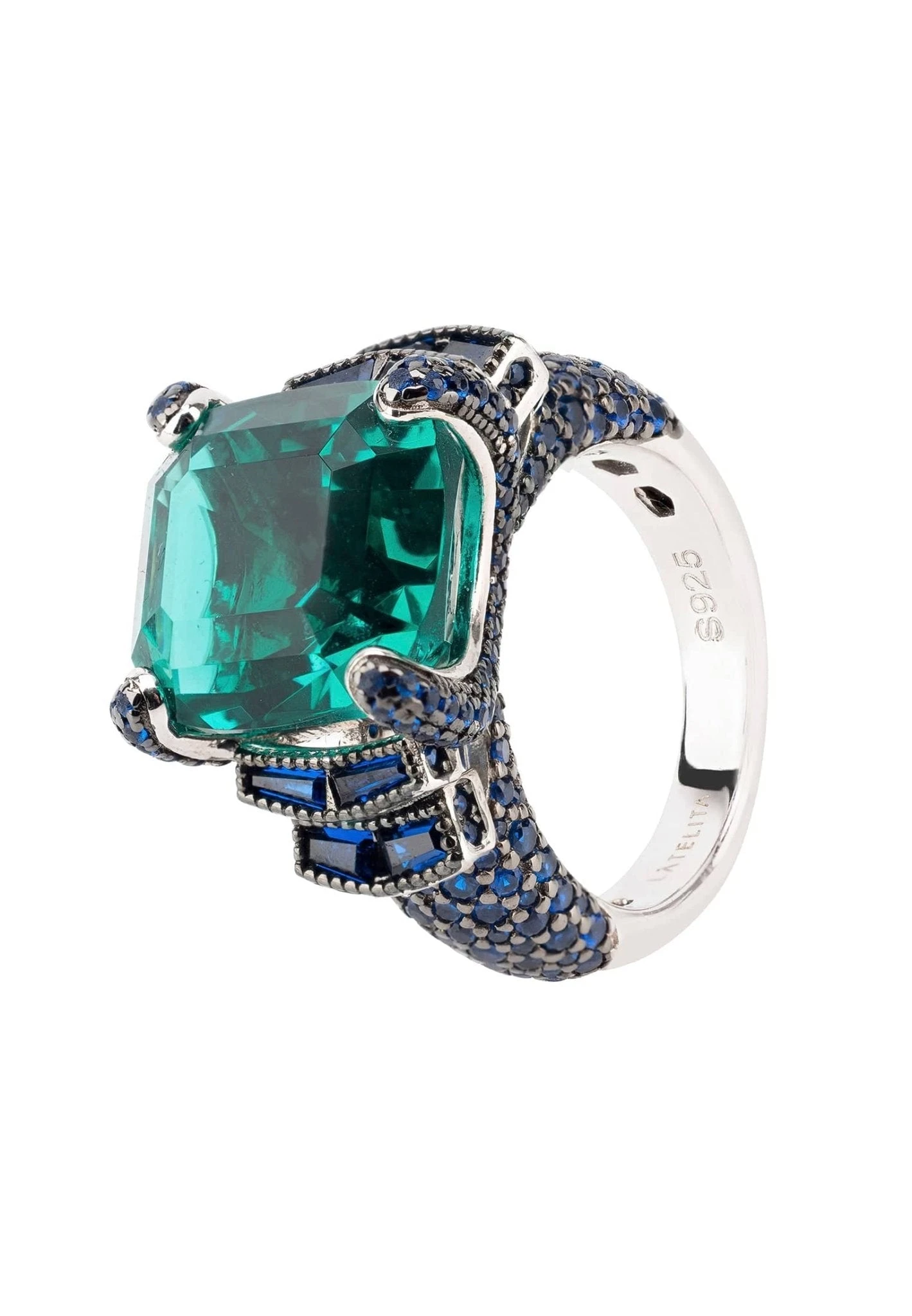 Latelita Seasons Cocktail Ring Aspen Silver 1 Latelita Seasons Cocktail Ring Aspen Silver