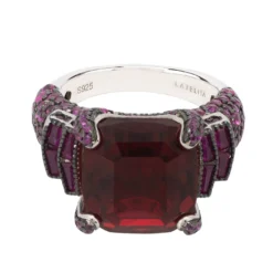 Latelita Seasons Cocktail Ring Autumn Ruby Silver -Cheap Gemiracle Store seasons cocktail ring autumn ruby silver 826563