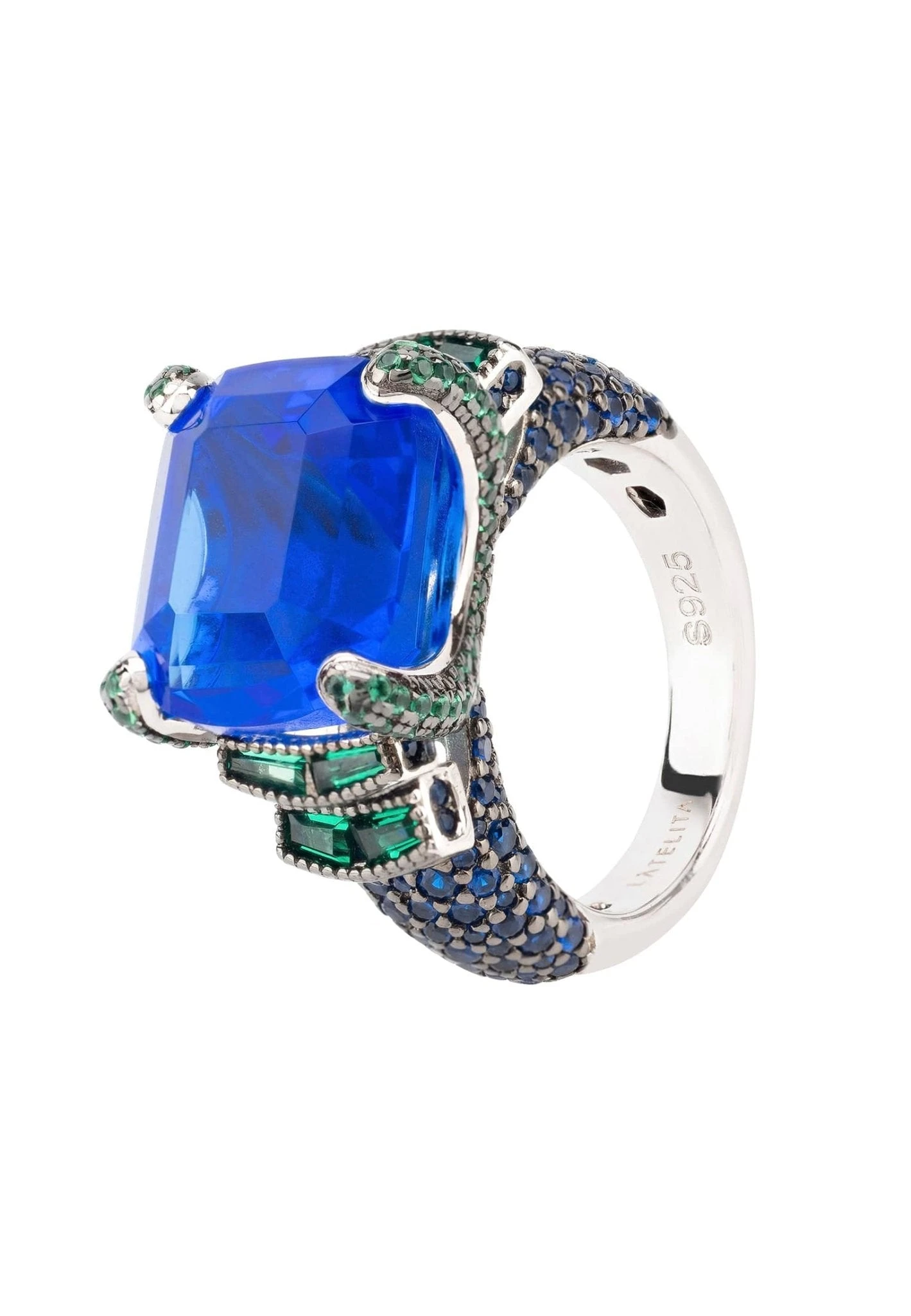 Latelita Seasons Cocktail Ring Fjords Silver 1 Latelita Seasons Cocktail Ring Fjords Silver