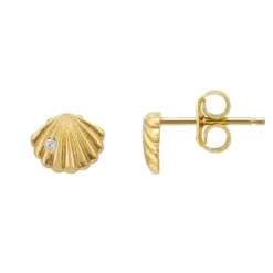 Latelita Shell Metallic Stud Earrings Gold 6 Latelita Shell Metallic Stud Earrings Gold -Cheap Gemiracle Store shell metallic stud earrings gold 379324
