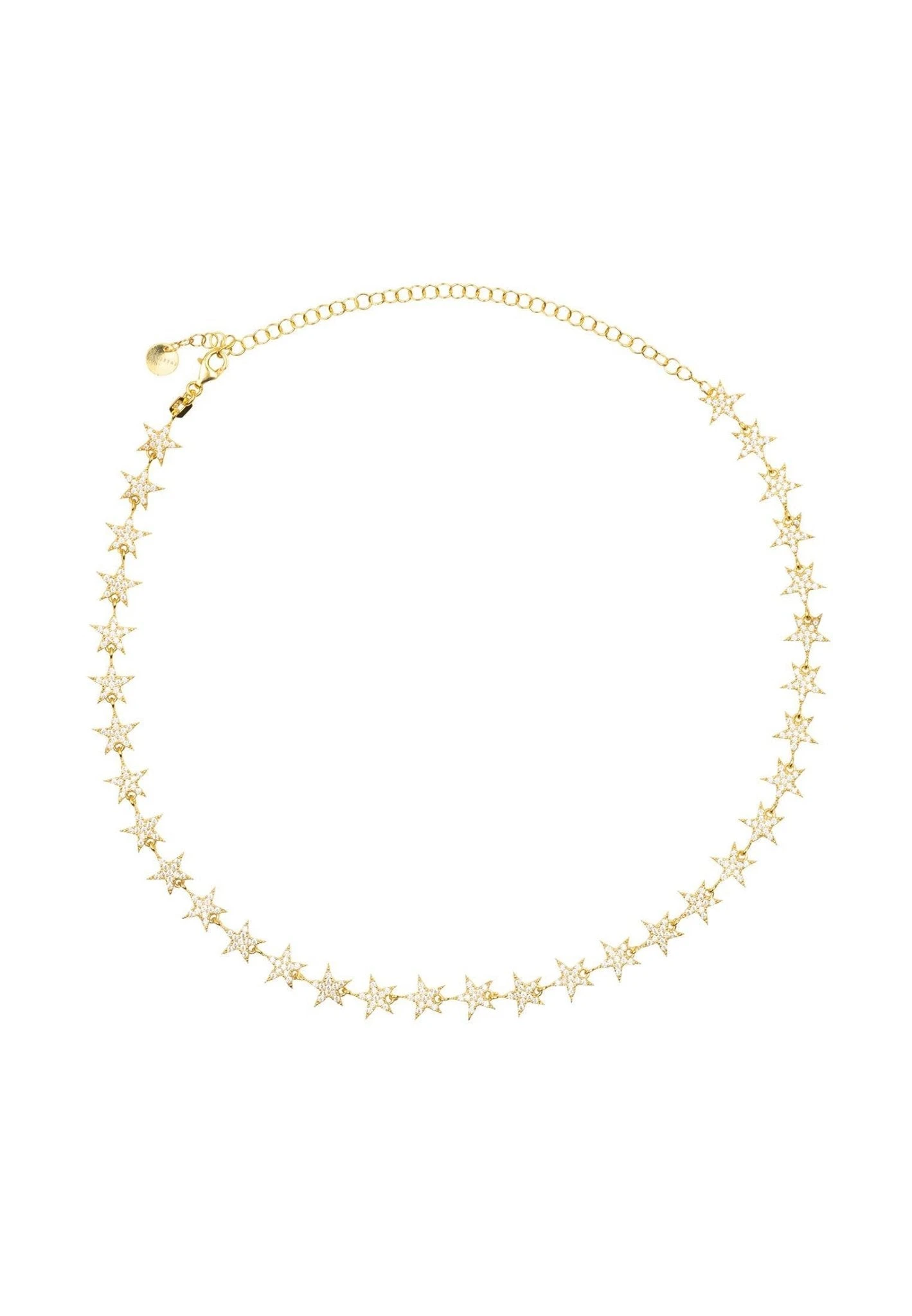 Latelita Star Strand Choker Necklace Gold 3 Latelita Star Strand Choker Necklace Gold - Image 3