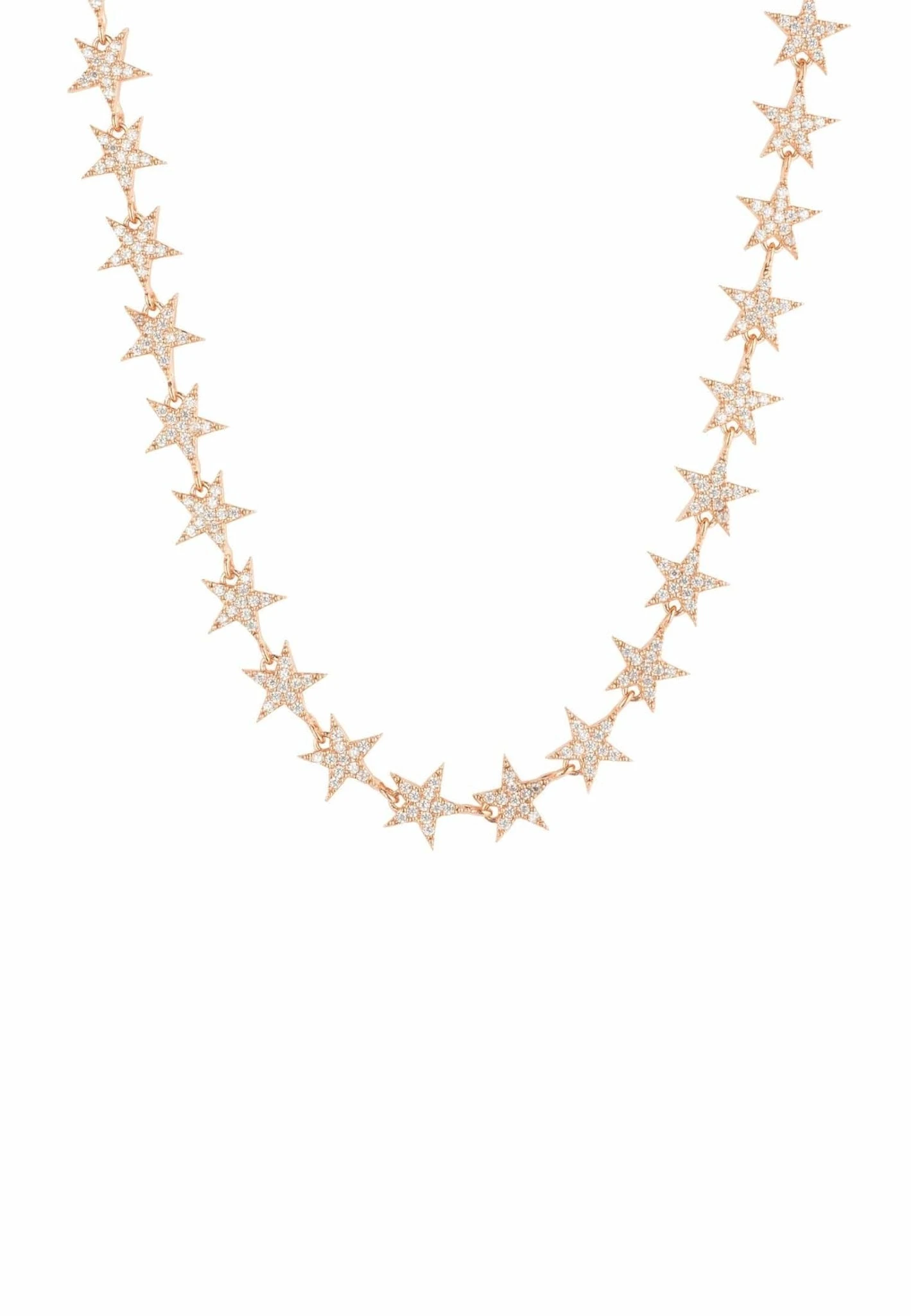 Latelita Star Strand Choker Necklace Rosegold 1 Latelita Star Strand Choker Necklace Rosegold