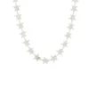 Latelita Star Strand Choker Necklace Silver