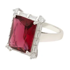Latelita Tudor Silver Ring Ruby -Cheap Gemiracle Store tudor silver ring ruby 386957
