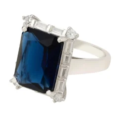 Latelita Tudor Silver Ring Sapphire 6 Latelita Tudor Silver Ring Sapphire -Cheap Gemiracle Store tudor silver ring sapphire 500962