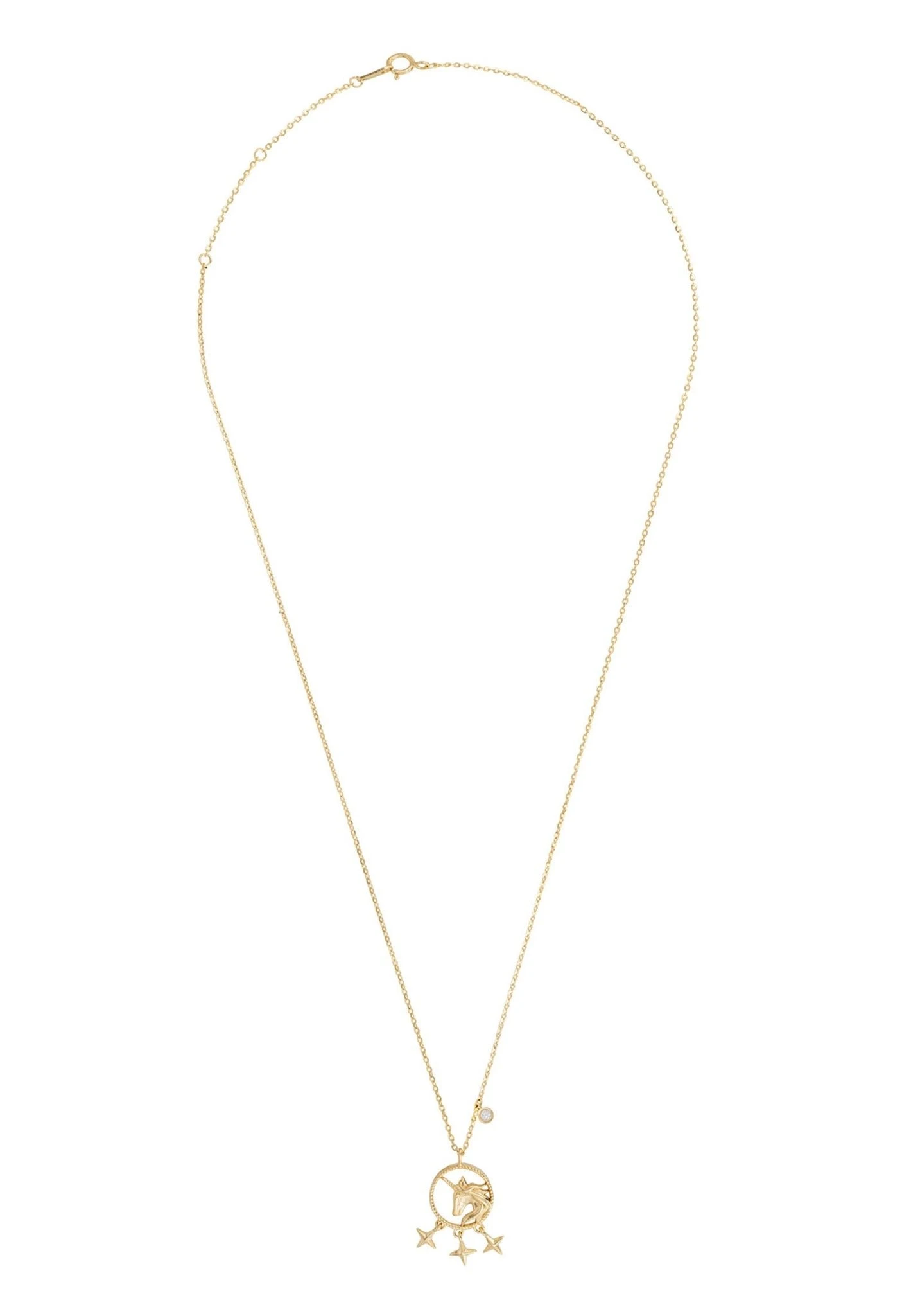 Latelita Unicorn Mother Of Pearl Star Necklace Gold 3 Latelita Unicorn Mother Of Pearl Star Necklace Gold - Image 3