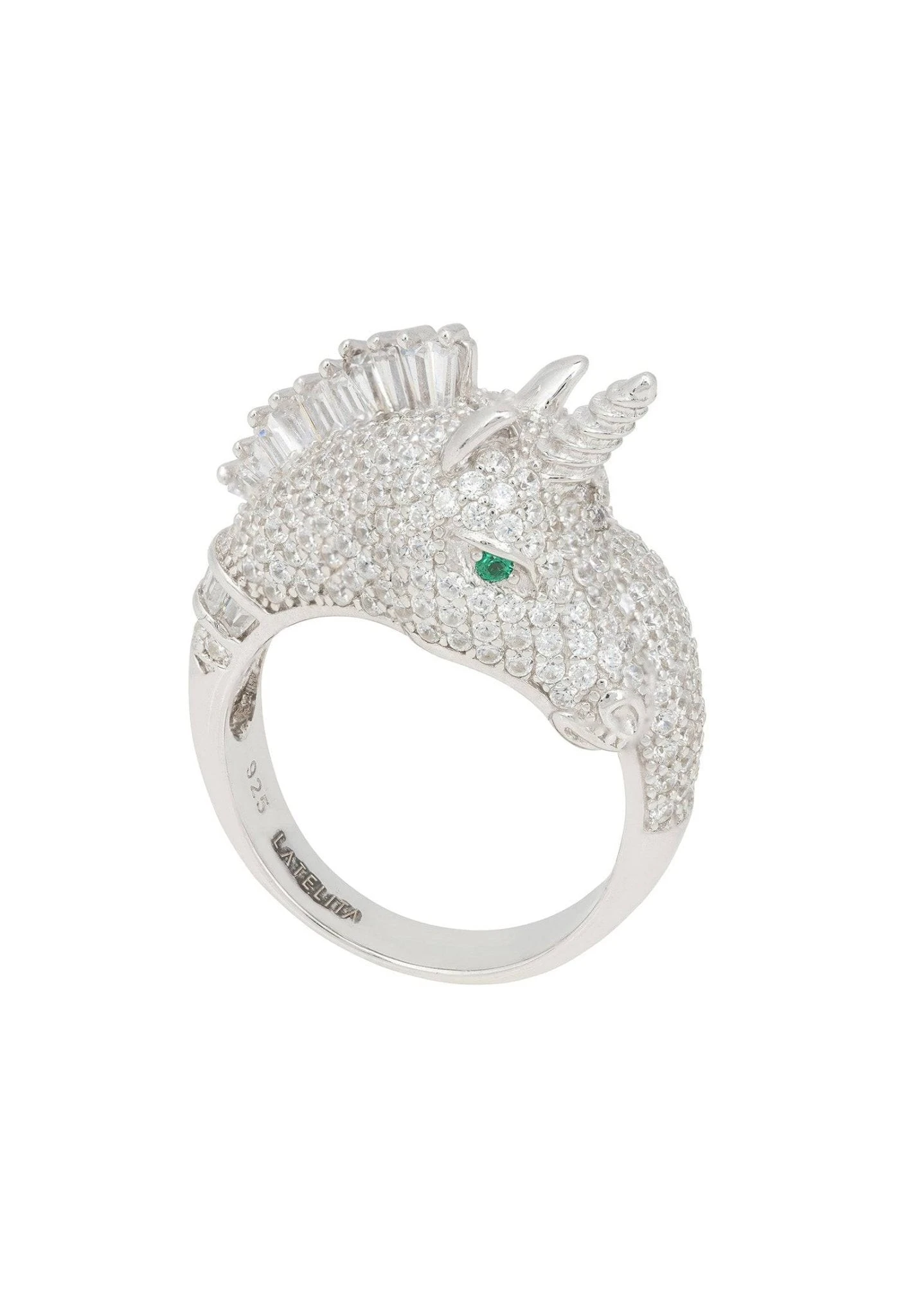 Latelita Unicorn Sparkling Ring Silver 5 Latelita Unicorn Sparkling Ring Silver - Image 5
