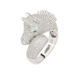 Latelita Unicorn Sparkling Ring Silver