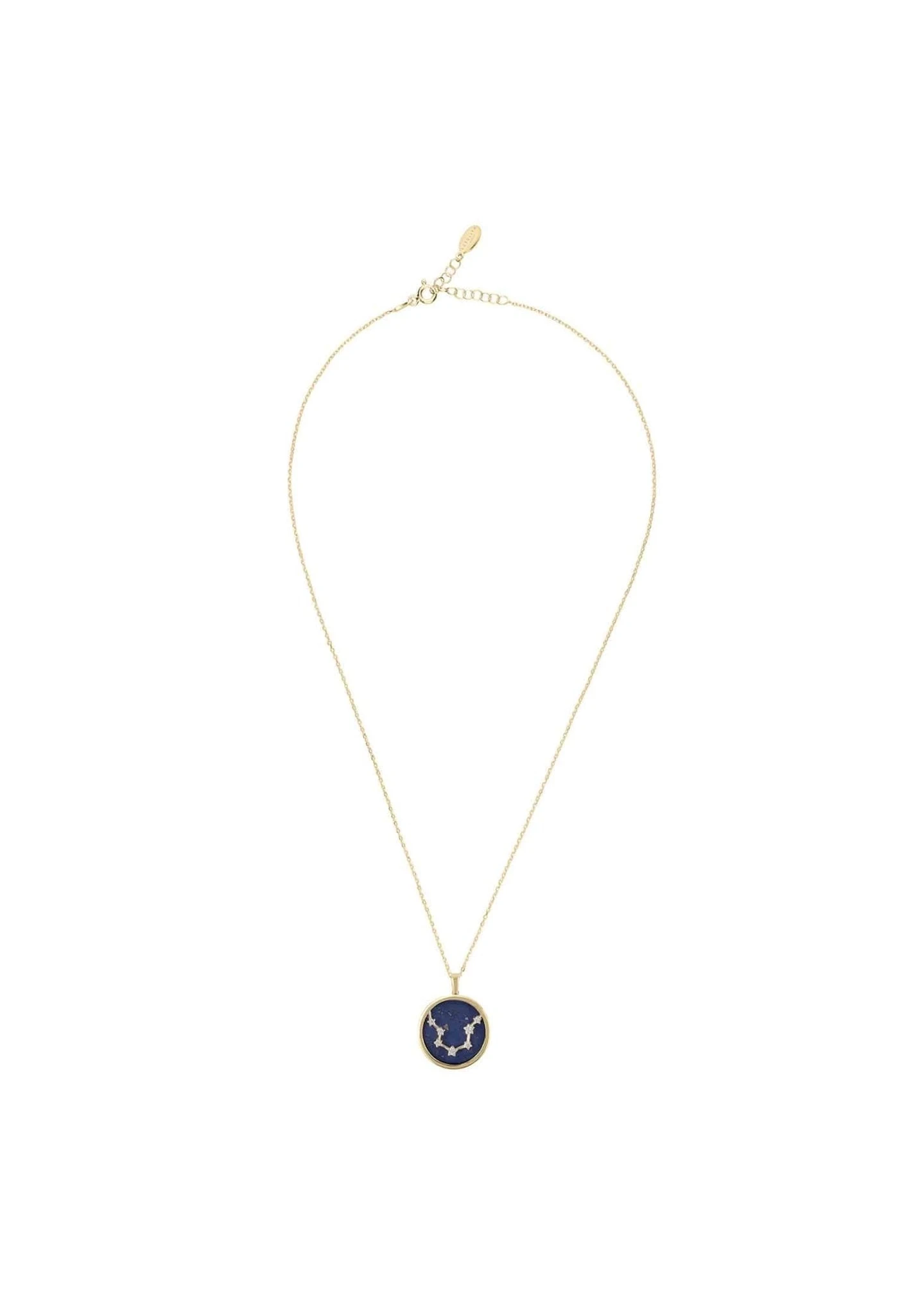 Latelita Zodiac Lapis Lazuli Gemstone Star Constellation Pendant Necklace Gold Aquarius 5 Latelita Zodiac Lapis Lazuli Gemstone Star Constellation Pendant Necklace Gold Aquarius - Image 5