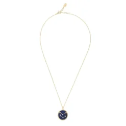 Latelita Zodiac Lapis Lazuli Gemstone Star Constellation Pendant Necklace Gold Capricorn -Cheap Gemiracle Store zodiac lapis lazuli gemstone star constellation pendant necklace gold capricorn 282476