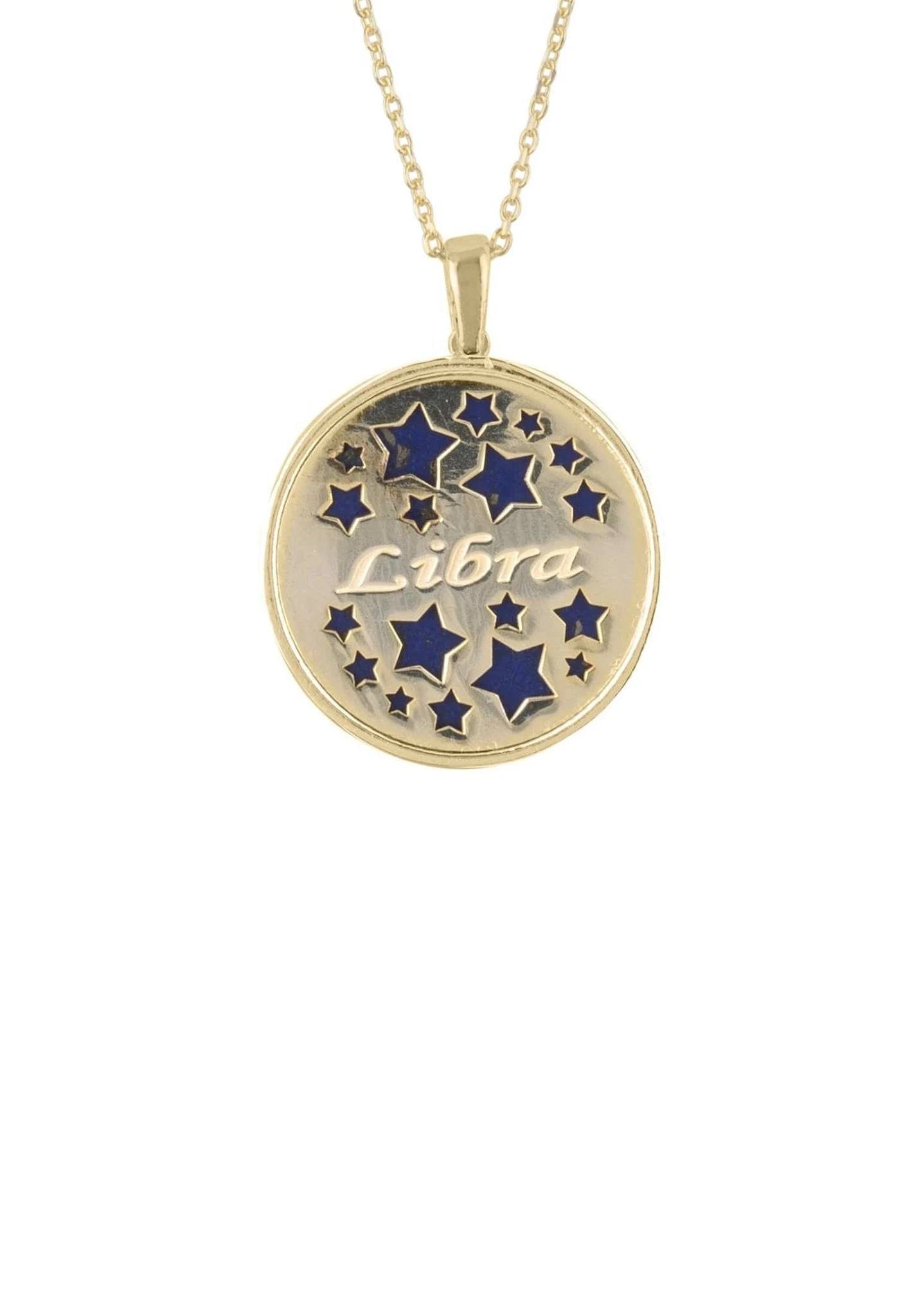 Latelita Zodiac Lapis Lazuli Gemstone Star Constellation Pendant Necklace Gold Libra 3 Latelita Zodiac Lapis Lazuli Gemstone Star Constellation Pendant Necklace Gold Libra - Image 3