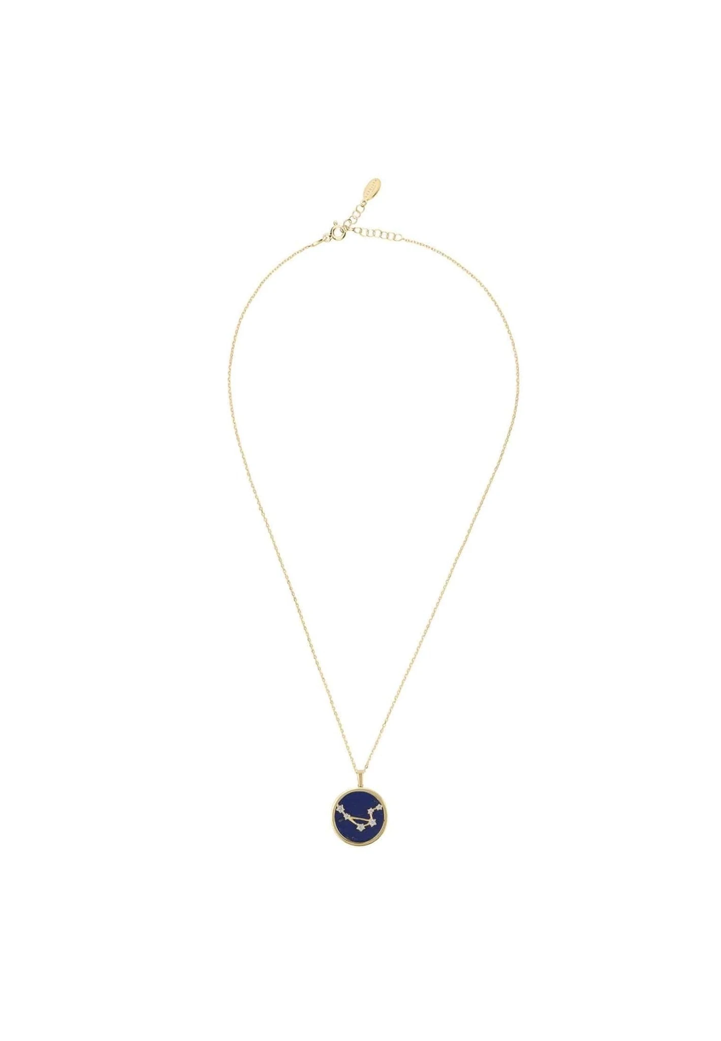 Latelita Zodiac Lapis Lazuli Gemstone Star Constellation Pendant Necklace Gold Libra 5 Latelita Zodiac Lapis Lazuli Gemstone Star Constellation Pendant Necklace Gold Libra - Image 5