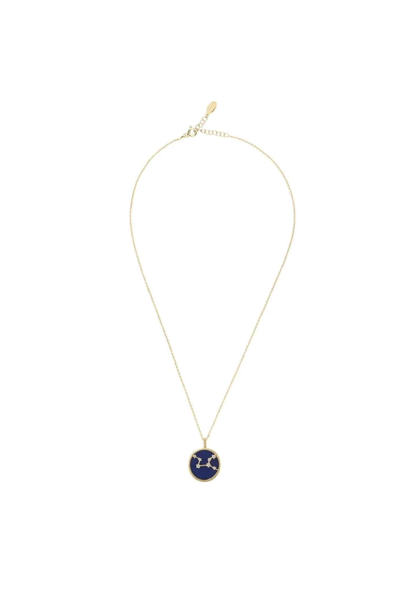 Latelita Zodiac Lapis Lazuli Gemstone Star Constellation Pendant Necklace Gold Virgo 5 Latelita Zodiac Lapis Lazuli Gemstone Star Constellation Pendant Necklace Gold Virgo - Image 5