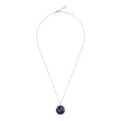 Latelita Zodiac Lapis Lazuli Gemstone Star Constellation Pendant Necklace Silver Leo -Cheap Gemiracle Store zodiac lapis lazuli gemstone star constellation pendant necklace silver leo 335407