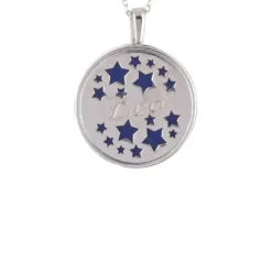 Latelita Zodiac Lapis Lazuli Gemstone Star Constellation Pendant Necklace Silver Leo -Cheap Gemiracle Store zodiac lapis lazuli gemstone star constellation pendant necklace silver leo 475309
