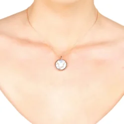 Latelita Zodiac Mother Of Pearl Gemstone Star Constellation Pendant Necklace Aquarius -Cheap Gemiracle Store zodiac mother of pearl gemstone star constellation pendant necklace aquarius 353396