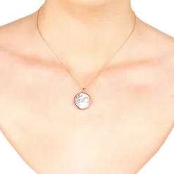 Latelita Zodiac Mother Of Pearl Gemstone Star Constellation Pendant Necklace Leo -Cheap Gemiracle Store zodiac mother of pearl gemstone star constellation pendant necklace leo 415672