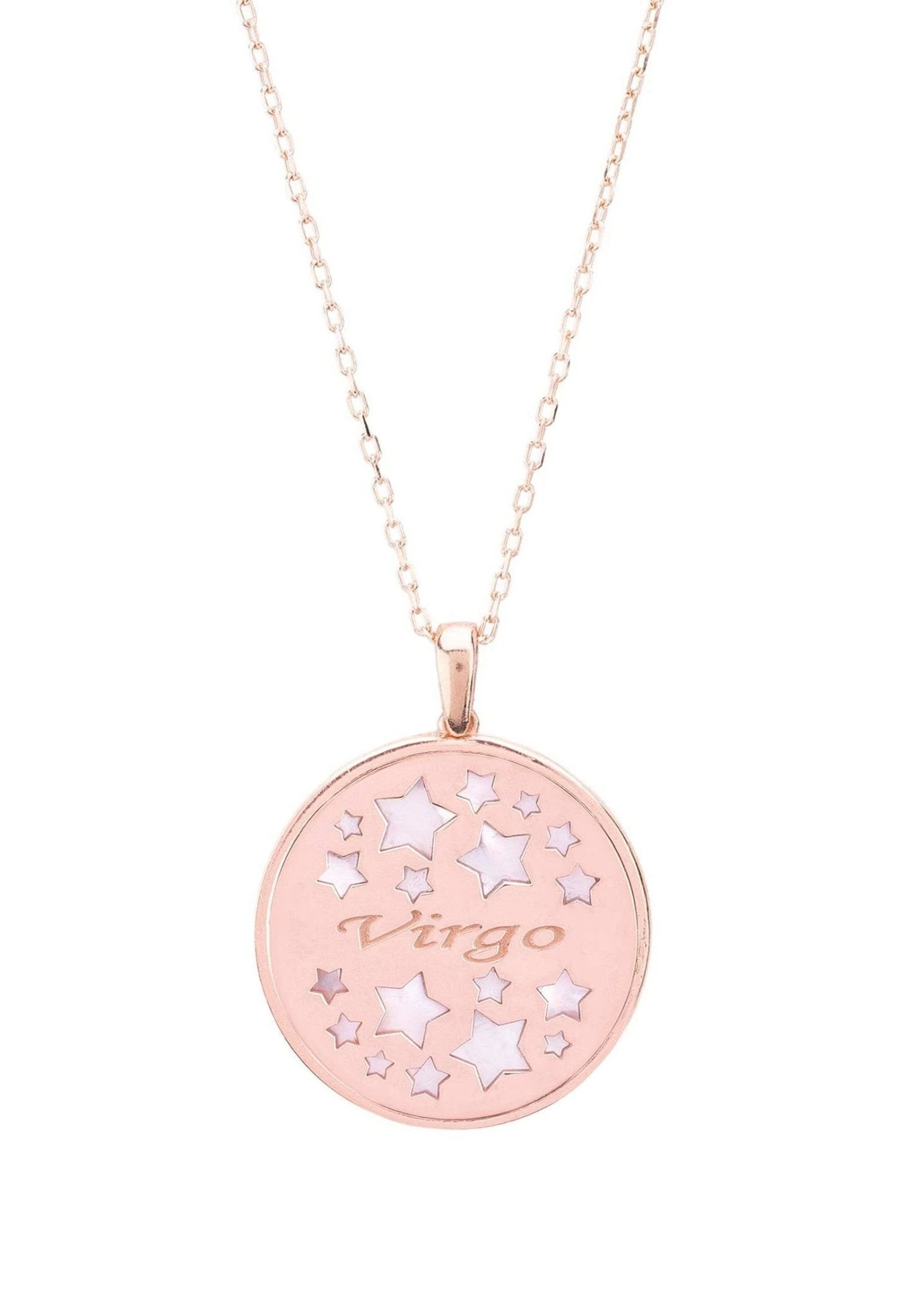 Latelita Zodiac Mother Of Pearl Gemstone Star Constellation Pendant Necklace Virgo 2 Latelita Zodiac Mother Of Pearl Gemstone Star Constellation Pendant Necklace Virgo - Image 2