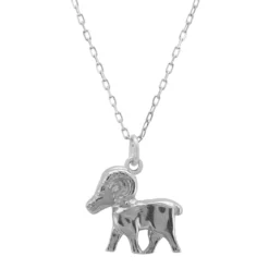 Latelita Zodiac Star Sign Necklace Silver Aries