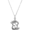 Latelita Zodiac Star Sign Necklace Silver Pisces