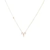 Latelita Zodiac Star Sign Pendant Necklace Rose Gold Aries