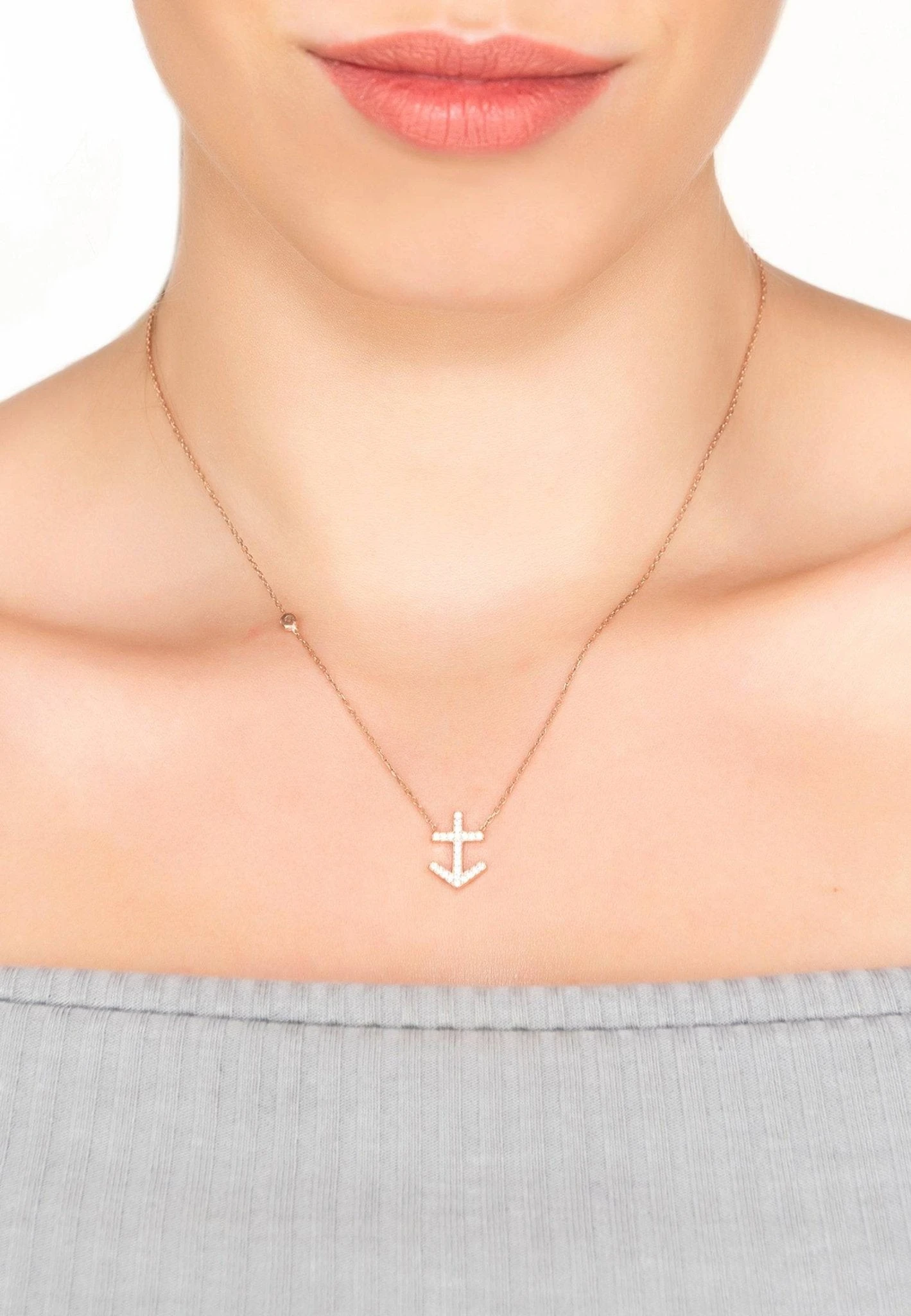 Latelita Zodiac Star Sign Pendant Necklace Rose Gold Sagittarius 2 Latelita Zodiac Star Sign Pendant Necklace Rose Gold Sagittarius - Image 2