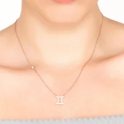 Cheap Gemiracle Store -Cheap Gemiracle Store zodiac star sign pendant necklace silver gemini 293824